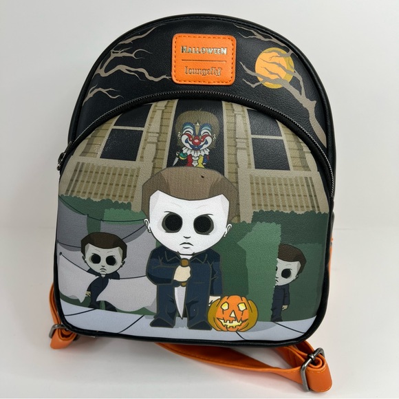 Loungefly Handbags - *NEW Loungefly Halloween Michael Myers Mini Backpack (FLAW)